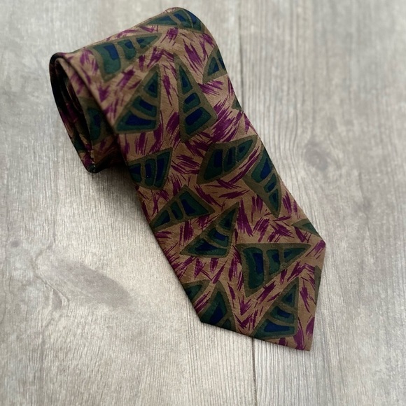Vintage Giorgio Armani 100% Silk men’s tie - Picture 10 of 11